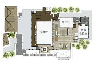 广州都喜泰丽温泉度假酒店场地环境场地尺寸图